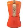 Compra CAFETERA ALUMINIO INDUCCION PETRA NARANJA 9 TAZAS OROLEY 215090406 al mejor precio
