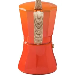 Compra CAFETERA ALUMINIO INDUCCION PETRA NARANJA 12 TAZAS OROLEY 215090506 al mejor precio