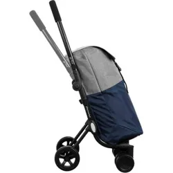 Compra CARRO COMPRA 4 RUEDAS GIR. GO FOUR NEGRO/AZUL PLAY 24917-293 al mejor precio