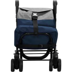 Compra CARRO COMPRA 4 RUEDAS GIR. GO FOUR NEGRO/AZUL PLAY 24917-293 al mejor precio