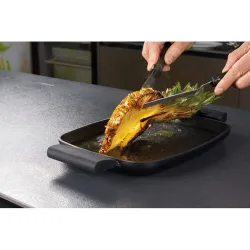 Compra PLANCHA ASAR NEGRA BLACK 36 X 24 CM INOXIBAR 18236 al mejor precio