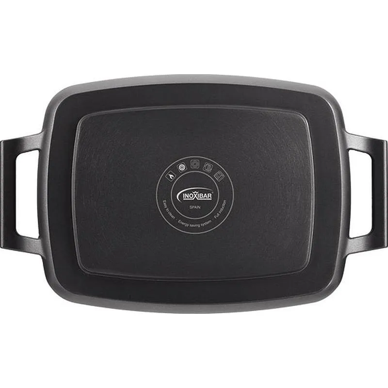 Compra PLANCHA ASAR NEGRA BLACK 48 X 29 CM INOXIBAR 18246 al mejor precio