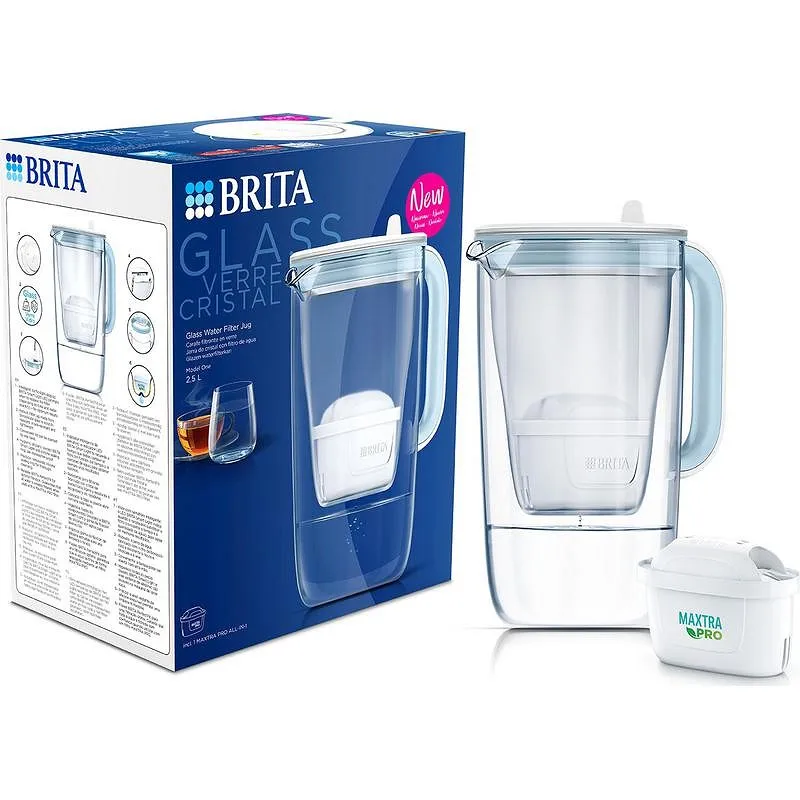 Compra JARRA FILTRANTE CRISTAL BOROSILICATO + 1 FILTRO PRO ALL IN - 1 BRITA 1050449 al mejor precio