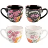 Compra TAZA NEW BONE CHINA CAROLINE MIX BLANCO NEGRO 8 CL CAFE SURTIDO NON 7077060 al mejor precio