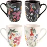 Compra MUG NEW BONE CHINA CAROLINE MIX BLANCO NEGRO 34 CL SURTIDO NON 7077068 al mejor precio