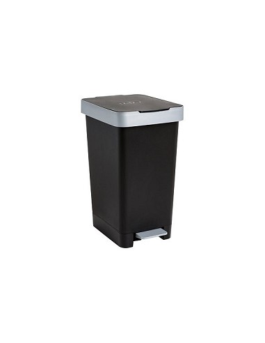 Compra Cubo con pedal smart 25l reciclaje negro-26x36x47cm TATAY 1021027 al mejor precio
