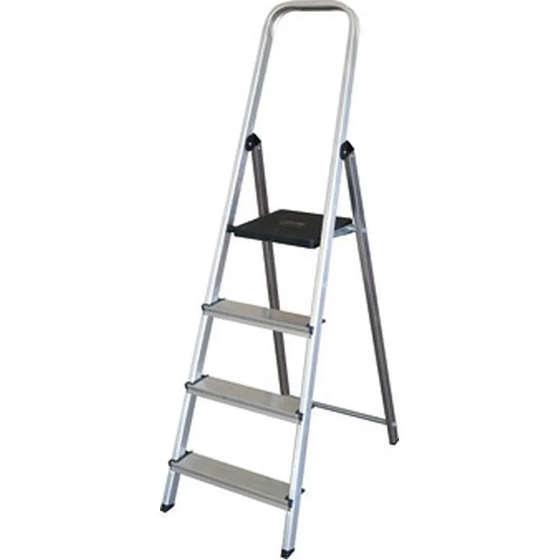 Compra ESCALERA ALUMINIO DOMESTICA 4 PELDAÑOS AMBIT 304N al mejor precio