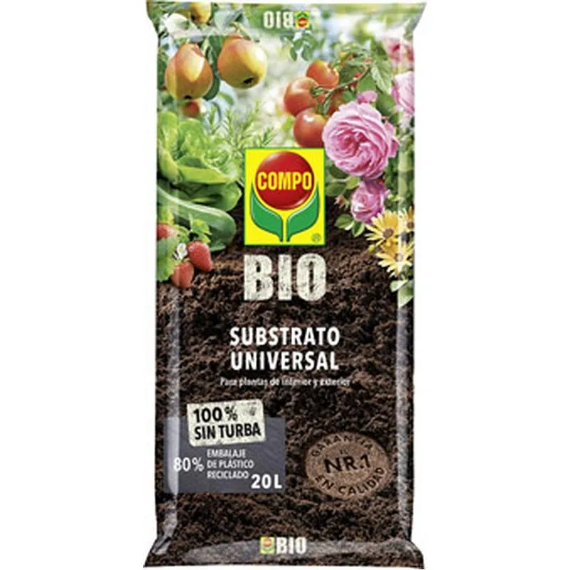 Compra SUBSTRATO COMPO BIO UNIVERSAL 20 L COMPO 2866704011 al mejor precio