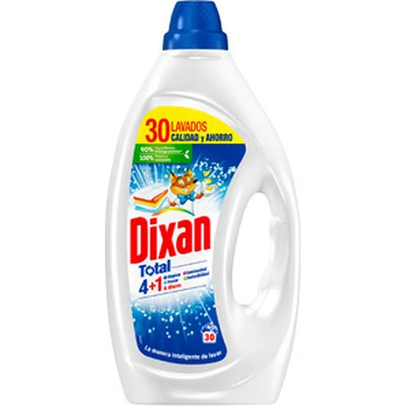 Compra DETERGENTE DIXAN GEL TOTAL 30 DOSIS DIXAN 2893058 al mejor precio