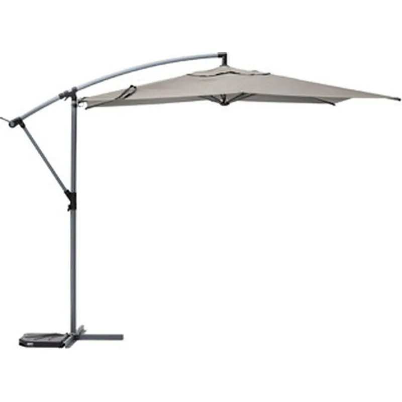 Compra PARASOL ALUMINIO EXCENTRICO TAUPE diametro 3 M IMPORT 171256B al mejor precio