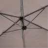 Compra PARASOL ALUMINIO EXCENTRICO TAUPE diametro 3 M IMPORT 171256B al mejor precio