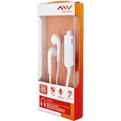 Compra AURICULAR ESTEREO BLUETOOTH AUTONOMIA 5 HORAS BLANCO MYWAY MWHPH0023 al mejor precio