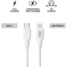 Compra CABLE CONEXION USB TIPO C A LIGTINING 20W 1 METRO BLANCO MYWAY MWUSC0023 al mejor precio