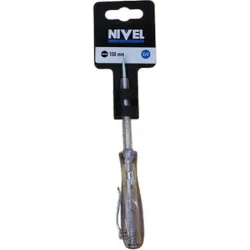 Compra DESTORNILLADOR BUSCAPOLOS PUNTA PLANA AISLADO 150 MM NIVEL 00991 al mejor precio