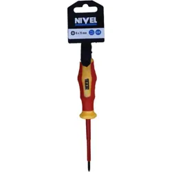 Compra DESTORNILLADOR PUNTA PHILLIPS AISLADO 1000 V PH 0 X 75 MM NIVEL 00987 al mejor precio