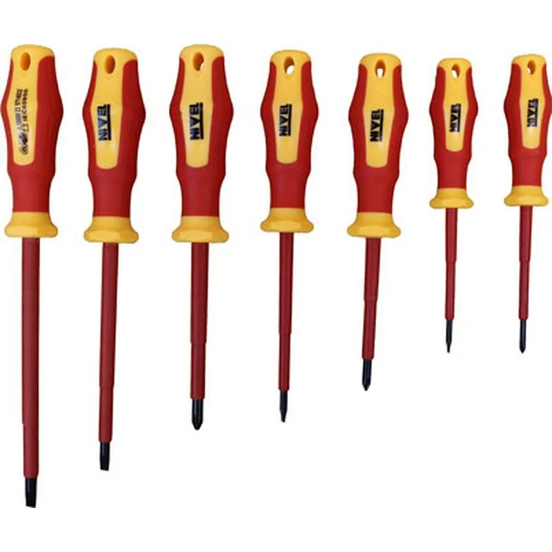 Compra DESTORNILLADOR AISLADO 1000 V (JUEGO 7 PIEZAS) 4 PL + 3 PH NIVEL 00990 al mejor precio