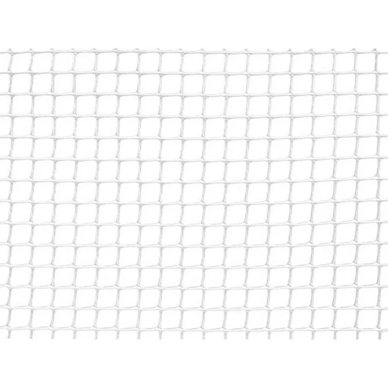 MALLA PLASTICA 10 X 10 MM 400 GR/M² 1 X 25 BLANCO NATUUR NT9715053