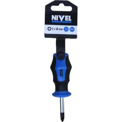 Compra DESTORNILLADOR PUNTA POZIDRIV CORTO PZ 2 X 38 MM NIVEL 00997 al mejor precio