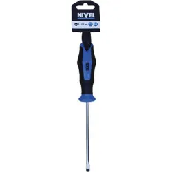 Compra DESTORNILLADOR PUNTA PLANA CONICA SL 5 X 125 MM NIVEL 01003 al mejor precio