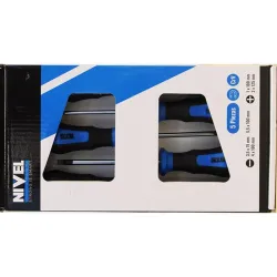 Compra DESTORNILLADOR JUEGO 5 PIEZAS 3 PL + 2 PH NIVEL 01017 al mejor precio