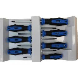 Compra DESTORNILLADOR (JUEGO 7 PIEZAS) 3 SL + 2 PH + 2 T NIVEL 01018 al mejor precio