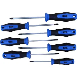 Compra DESTORNILLADOR (JUEGO 7 PIEZAS) 3 SL + 2 PH + 2 T NIVEL 01018 al mejor precio