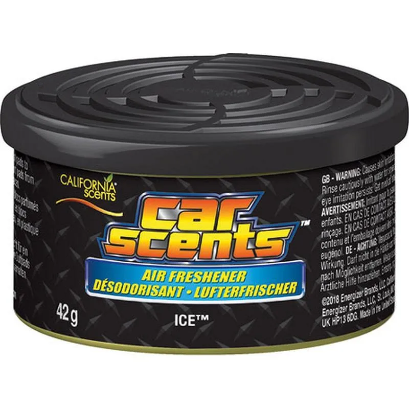 Compra AMBIENTADOR COCHE LATA AROMA HIELO CALIFORNIA SCENTS E304070500 al mejor precio
