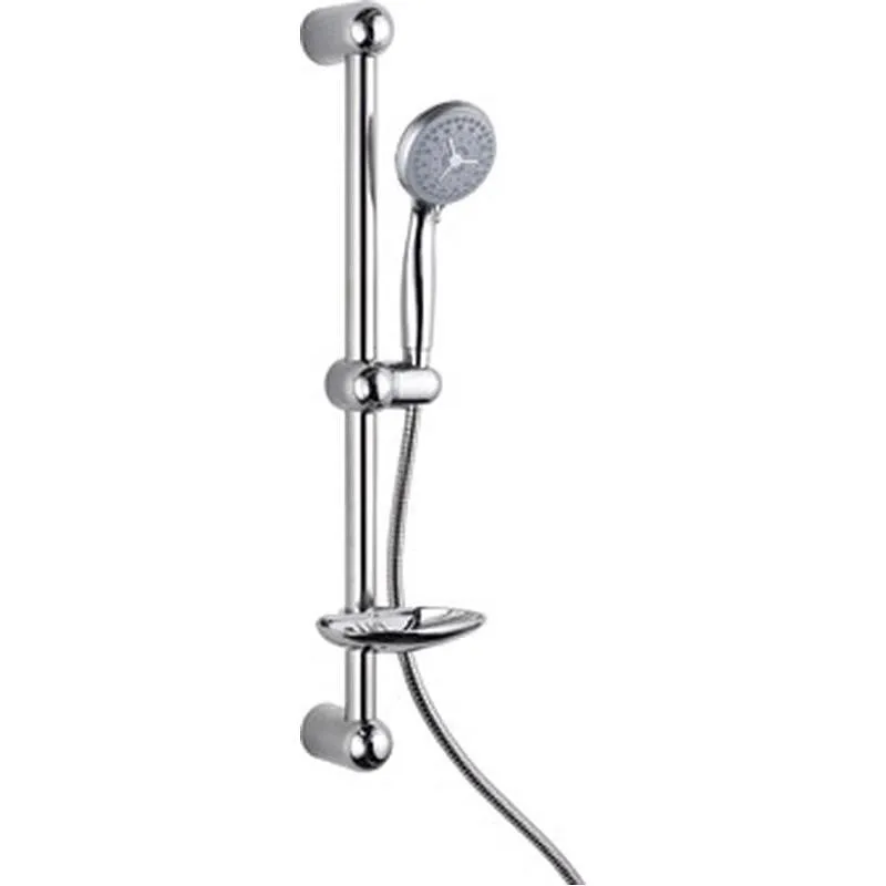 Compra KIT DE BARRA DE DUCHA MANGO 3 FUNCIONES EN ABS FLEXO ACERO INOX. DE 200 CM CROMADO H2O 9821392BC al mejor precio