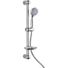 Compra KIT DE BARRA DE DUCHA MANGO 3 FUNCIONES EN ABS FLEXO ACERO INOX. DE 200 CM CROMADO H2O 9821392BC al mejor precio