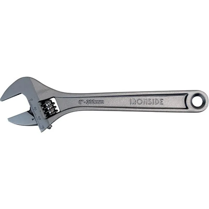 Compra LLAVE AJUSTABLE 8" / 200 MM APERTURA 30 MM IRONSIDE 103023 al mejor precio