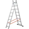 Compra ESCALERA ALUMINIO PROFESIONAL DOBLE COMBINADA 2X9 PELDAÑOS KYLATE AL315 al mejor precio