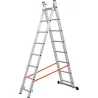 Compra ESCALERA ALUMINIO PROFESIONAL DOBLE COMBINADA 2X12 PELDAÑOS KYLATE AL340 al mejor precio