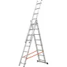 Compra ESCALERA ALUMINIO PROFESIONAL TRIPLE COMBINADA 3X14 PELDAÑOS KYLATE AL450 al mejor precio