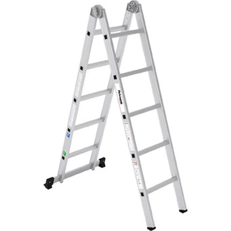 Compra ESCALERA ALUMINIO PROFESIONAL PLEGABLE 2X6 PELDAÑOS PERSUM 14D0056 al mejor precio