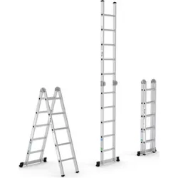 Compra ESCALERA ALUMINIO PROFESIONAL PLEGABLE 2X6 PELDAÑOS PERSUM 14D0056 al mejor precio