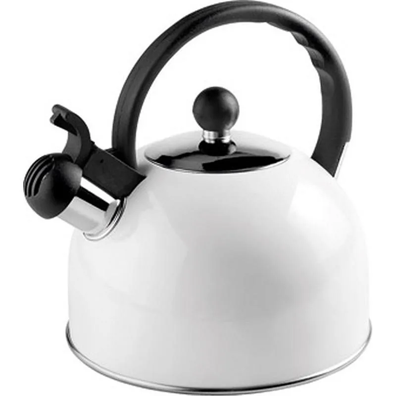 Compra TETERA PAVA INOX BLANCA 2,5 L IBILI 610425B al mejor precio