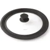 Compra TAPA CRISTAL MULTIMEDIDAS BORDE SILICONA diametro 24-26-28 CM IBILI 970810 al mejor precio