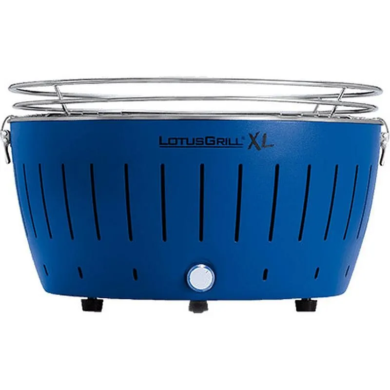 Compra BARBACOA CARBON SOBREMESA CLASSIC diametro 34 CM AZUL LOTUSGRILL G-TB-34P al mejor precio
