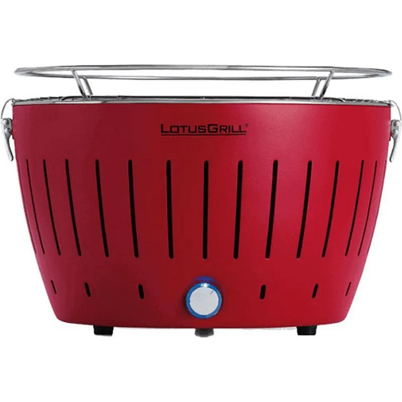 Compra BARBACOA CARBON SOBREMESA S diametro 28 CM ROJA LOTUSGRILL G-RO-280 al mejor precio