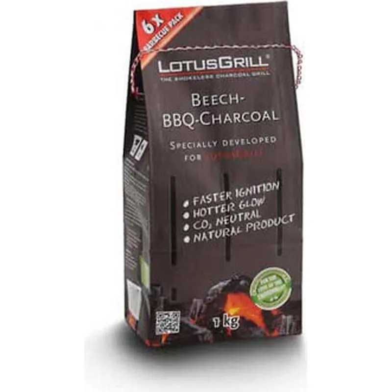 Compra CARBON VEGETAL 1KG LOTUSGRILL LK-1000 al mejor precio