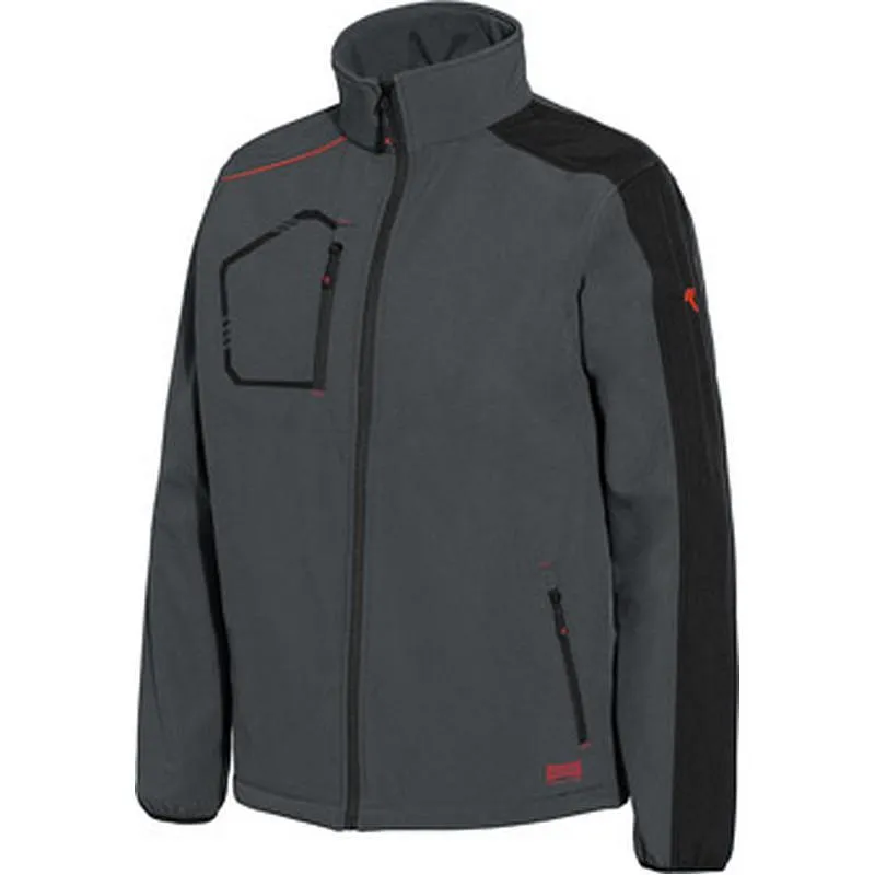 Compra CHAQUETA SOFTSHELL KIND GRIS TALLA M ISSALINE 04508B-081-M al mejor precio