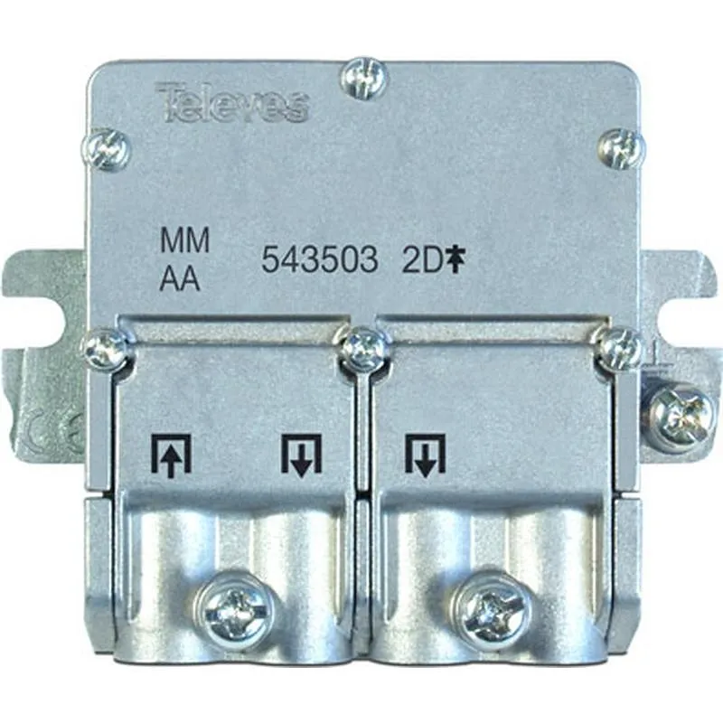 Compra REPARTIDOR 2 SALIDAS 5-2400MHZ TELEVES 543503 al mejor precio