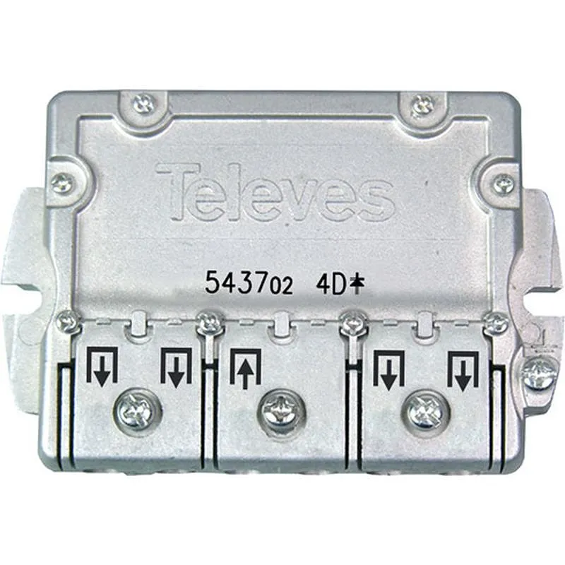 Compra REPARTIDOR 4 SALIDAS 5-2400MHZ TELEVES 543702 al mejor precio