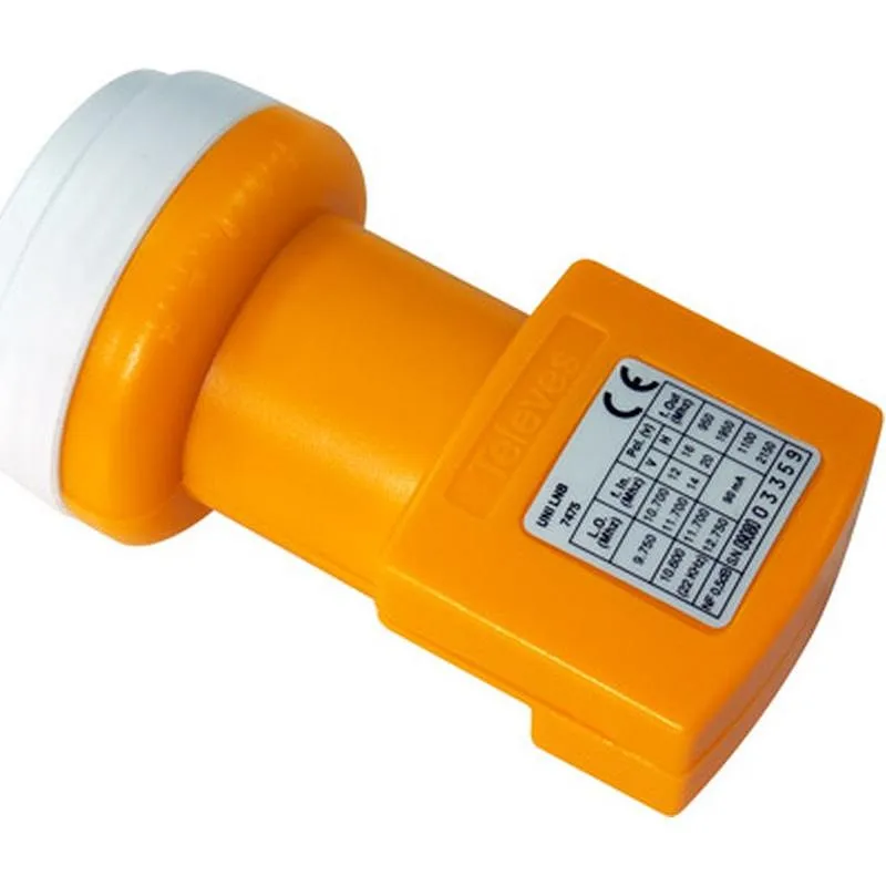 Compra LNB SINGLE UNIVERSAL HA/VA/HB/VB G60DB TELEVES 7475 al mejor precio