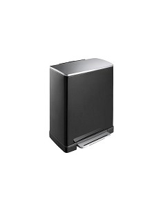 Compra Cubo reciclaje metalico e-cube negro 28 +18 l EKO VB 926846 BLACK al mejor precio