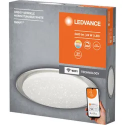 Compra PLAFON ORBIS SPARKLE 460 MM 1800 LM WIFI BLANCO SMART WIFI REGULABLE LEDVANCE 4058075573475 al mejor precio