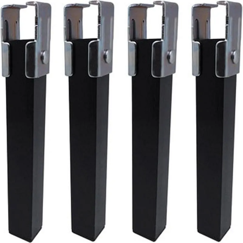 Compra PATA SOMIER CUADRADA (JUEGO 4 PIEZAS) 250X30X30 MM NEGRAS MICEL 96400 al mejor precio