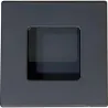 Compra TIRADOR MUEBLE CUADRADO 50X50 MM NEGRO MICEL 22127 al mejor precio