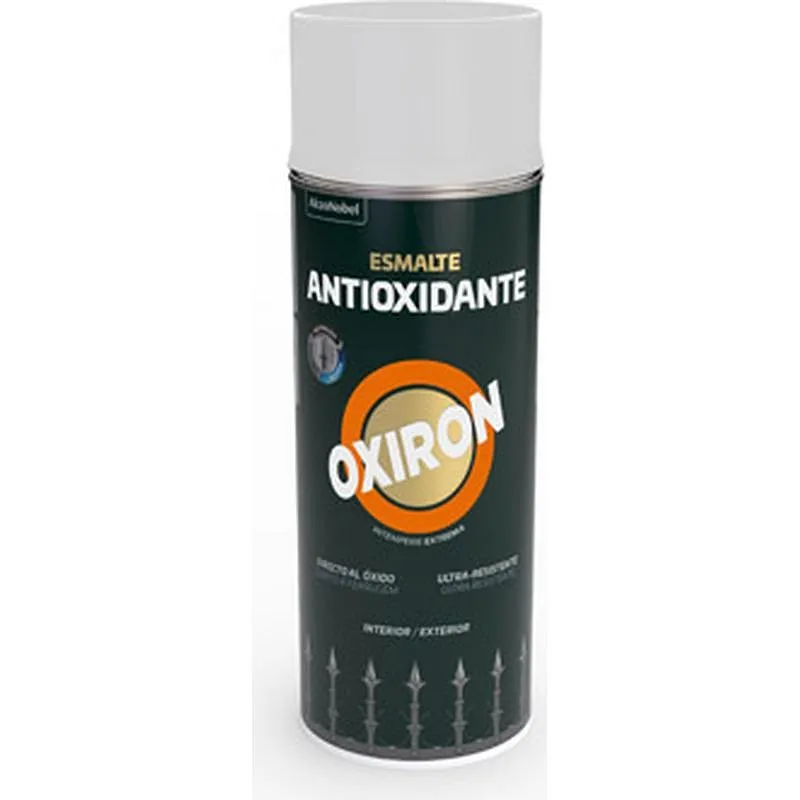 Compra ESMALTE ANTIOXIDANTE SPRAY OXIRON LISO SATINADO 400 ML BLANCO TITAN 5797309 al mejor precio