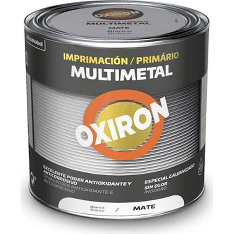 Compra IMPRIMACION SINTETICA MULTIMETAL OXIRON MATE 2,5 L BLANCO TITAN 5797318 al mejor precio
